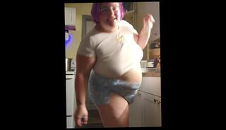 Video 1600203663: bbw milf solo, amateur bbw milf, diapered milf, solo female bbw, softcore milf, bbw amateur girl, bbw dancing