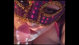 Video 681920855: dildo gag, dildo sexy toy, gag sex toy, princess gagging, gagged masked, thick dildo