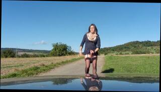 Video 382949004: solo shemale masturbating, solo shemale amateur, solo outdoor masturbation, tranny faggot