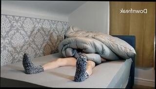 Video 1575587793: fetish solo masturbation, solo nylons, solo male masturbation cumshot, solo masturbation toy, solo amateur masturbation, nylon cum, nylon hump, bed solo, puffy