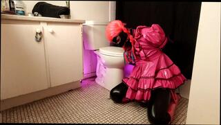 Video 1580136054: sissy maids self bondage, bdsm fetish, bdsm solo, solo shemale toying, shemale lingerie solo, solo toy hd, sissy bathroom, bdsm stockings