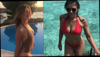 Video 791370704: elizabeth hurley, big tits celebrity milf, jerking cumming