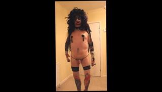 Video 211128401: crossdresser slut, amateur crossdresser, gay crossdresser, crossdresser black, brunette tranny slut