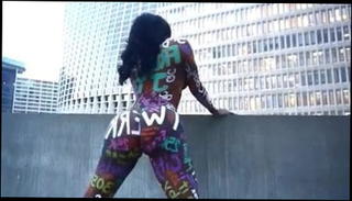 Video 774775101: public twerk, straight black