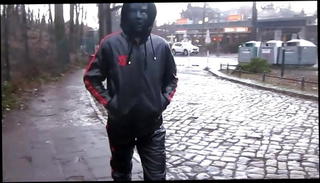 Video 1571173351: latex dress, latex public, gay