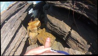 Video 1618205493: pissing peeing fetish, solo pee fetish, solo male pee, big dick pee, amateur pee, beach pee