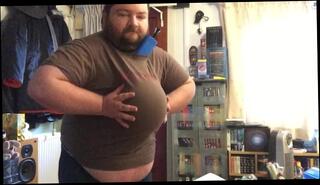 Video 804688603: inflatable pop, solo gay amateur, gay bear solo, solo gay male, male belly inflation, fat inflation