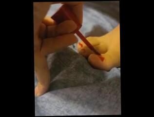 Video 1570227233: feet fetish toes, feet fetish babe, feet red toes, solo toe, solo female feet, solo amateur babe, red toe nails