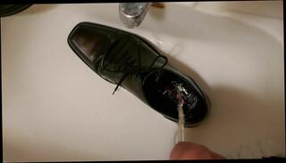 Video 299632301: gay men pissing, gay man pissing, piss shoes, dress pissing