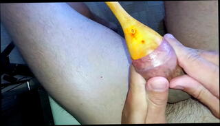 Video 1626525615: sexy big cocked, spoon cum, cum help, masturbation