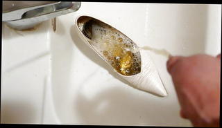 Video 1227054701: wife pissing, heels pissing, gay wife