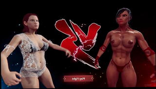 Video 1384553955: 3d hentai bdsm, hentai 3d games, catfight domination, domination submission, naked catfight