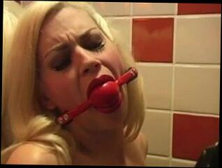 Watch the video about Hot chick gagged and bound for play