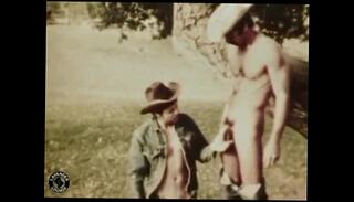 Video 308479195: vintage cowboys, vintage leather, gay leather