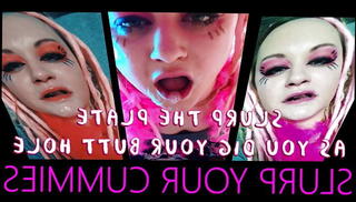 Video 1569626631: femdom cum, mouth femdom, butt hole cum, cum slurping