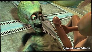 Video 1074917004: 3d toons, toon cartoon, big dick alien, foot long dick, foot sucking, super hot foot, man foot, fuck oral, penis
