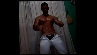 Video 586101635: gay male stripper, sexy stripper, sexy latino