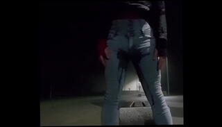 Video 1590810105: piss pee slut, pee pissing outdoor, shemale fucks slave, trans pee