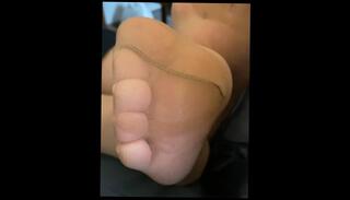 Video 1480939803: chubby bbw amateur, bbw amateur solo, solo female feet, nylon feet