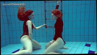 Watch the video about Diana & Simonna two oustanding teens in the pool