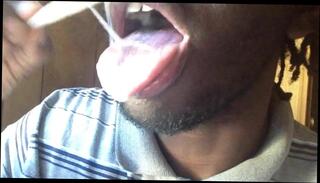 Video 321750401: tongue fetish drooling, spit drool fetish, man gay, gay hd
