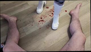 Video 1617313391: mistress dominates slave, mistress trample slave, pantyhose high heels fetish, mistress female domination, ball busting cbt, cbt cock ball, cock trample shoejob, dominates straight, high heels fishnet pantyhose, pantyhose fishnet stockings, smother pantyhose, cbt play, mistress eats, pantyhose hd, ball shoes