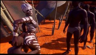 Watch the video about Tribe Orgy 3D Part 1