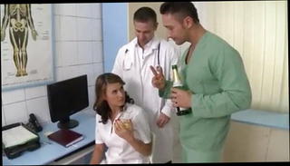 Watch the video about Babe fucked by two dicks