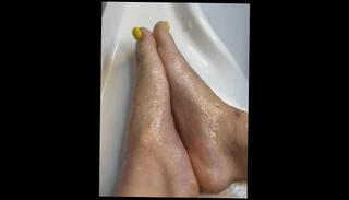 Watch the video about Sexy Elegant Soles Get The Ultimate Scrubdown