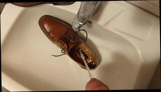 Video 262425901: gay men pissing, gay man pissing, piss shoes, dress pissing, pissing hd