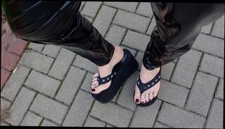 Video 1606274971: shemale feet fetish, flip flop feet, latex crossdresser, sexy flip flops, sexy feet legs, very sexy feet, beautiful sexy feet, latex amateur, polish crossdresser, latex thong, street feet, latex public, crossdresser outdoor, european feet, latex hd