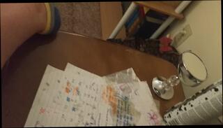 Watch the video about Peeing on my side table!