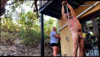 Video 1143571655: mistress whipping slave, mistress punishes slave, bdsm slave cage, whipping bdsm bondage, chained whipped, busting mistress