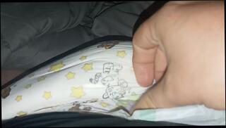 Video 1566384333: amateur piss fetish, pissing diapers, male diaper piss, solo piss play, wet diaper