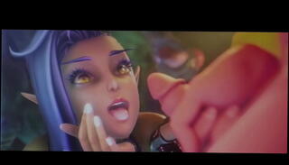 Video 1627182635: 3d alien, anime alien, dark alien