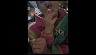 Video 1609722213: fetish solo, horny amateur fetish, solo amateur trans, piercing fetish, fetish small titted, smoking solo, fetish smoker, fetish doll, tattooed fetish