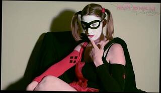 Video 331447645: harley quinn, crystal pink, solo hairy masturbation, pigtails solo, solo masturbation petite, cosplay solo