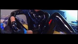 Video 1653640913: latex bdsm fetish, solo bdsm fetish, fetish hardcore bdsm, fetish solo masturbation, anal fisting latex