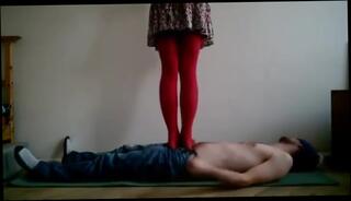 Video 864185204: deep throat fetish, throat standing, throat trample