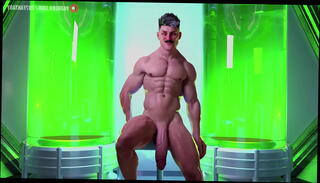 Video 1312018755: 3d cartoon animated, 3d monstercock, 3d toons, 3d muscle