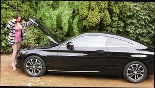 Watch the video about My car has broken down and I will do anything for some help in this fantasy outdoor fuck and I tease you in nylons