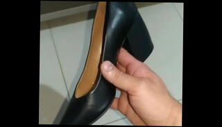 Video 915360295: solo boy, heels shoejob