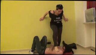 Video 959914404: slave worship mistress feet, mistress dominates slave, feet worshiping porn, slave domination trample, foot fetish, foot fisting