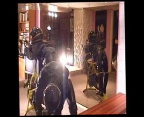 Video 96658901: retro gay, man retro, gay biker