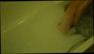 Video 429650755: uk girl, girl bathing, strip bath, girl playing