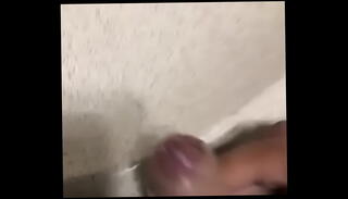 Watch the video about Cumming in sink