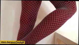 Video 38139004: nylon mask face, nylon legs, stockings fetish
