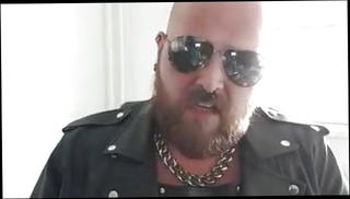 Video 1143956201: leather sex, gay leather, gay man bear