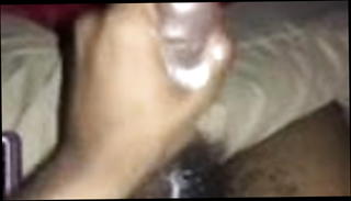 Video 1411525901: big cock handjob masturbation, gay big cock masturbate, daddy cock gay, daddy's big black cock, tasting black cock