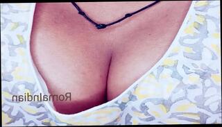 Watch the video about Big boobs indian step-sister teasing cleavage to stepdad